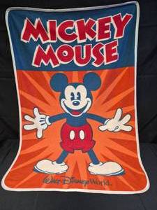 lot 44 image: Disney Parks Mickey Throw Blanket