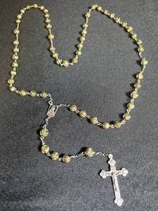 lot 49 image: Handmade Rosary Roses