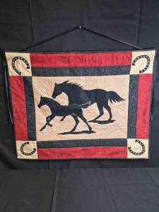 lot 51 image: Mother and Child Horse Wallhanging