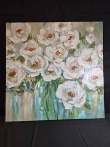 lot 55 image: Pier One Pretty Peonies Canvas