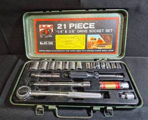 lot 69 image: Buffalo 21 Piece Ratchet Set with Previous Work Experience