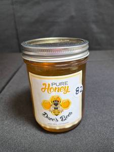 lot 82 image: 1 Pint Daves Bees Honey, Clear Lake, MN