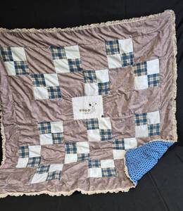 lot 85 image: Handmade Snoopy Throw