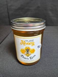 lot 90 image: 1 Pint Daves Bees Honey, Clear Lake, MN