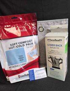 lot 105 image: HotCold Pack and Lower Back Rehab Kit