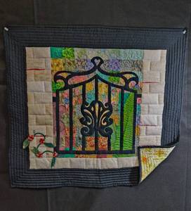 lot 113 image: Handmade Wallhanging Garden Gate