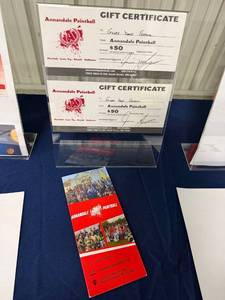 lot 50 image: 2 $50 giftcards to Annandale Paintball