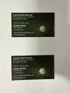 lot 51 image: 2 rounds of 18 holes of Golf at Koronis Hills Golf Club