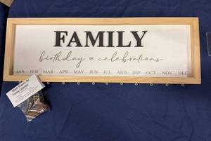lot 57 image: Family celebration dates
