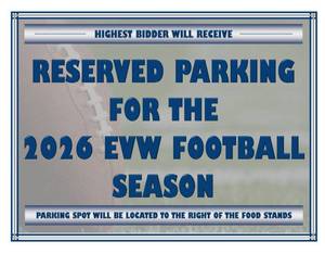 lot 66 image: Reserved Parking 2026 EVW Football Season Reserved Parking