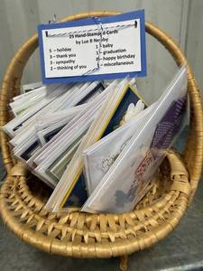lot 72 image: Handcrafted Greeting Card Collection