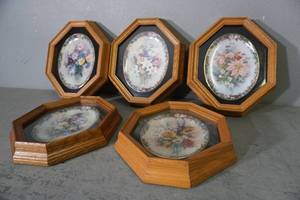 lot 8 image: Five Collector plates by Lena Liu