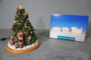 lot 56 image: Porcelain Train set and Teddy Tree