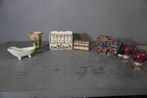 lot 169 image: 2 Spice racks, Center City Police .Department.and more