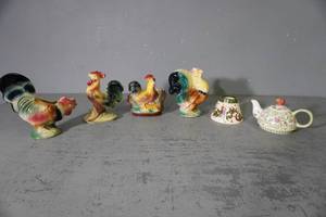 lot 196 image: One Royal Copley and several Chickens