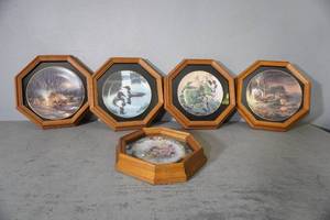 lot 207 image: Mounted picture plates, 2 Redlins, Derk, & Lena Liu
