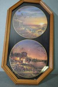 lot 274 image: 2 mounted Redlin plates-Lifetime companions&nbsp and Total comfort