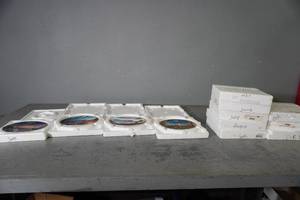 lot 277 image: 12 Oval Terry Redlin plates-Jan-Dec.