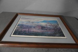 lot 66 image: Terry Redlin The Homestead F & M 1980 35 W x 28 T