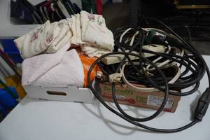 lot 342 image: Cleaning towels and cords