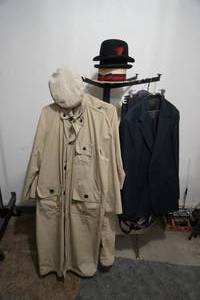 lot 6 image: Vintage Mens rain slicker and suit