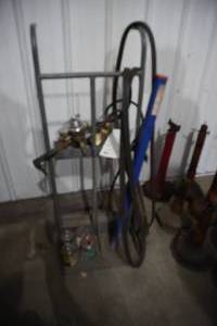 lot 29 image: Purox Acetylene Torch set and cart