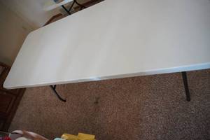 lot 191 image: Six foot poly folding table