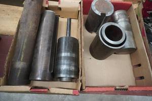 lot 379 image: Shafts & Cylinders-Solid steel-two boxes